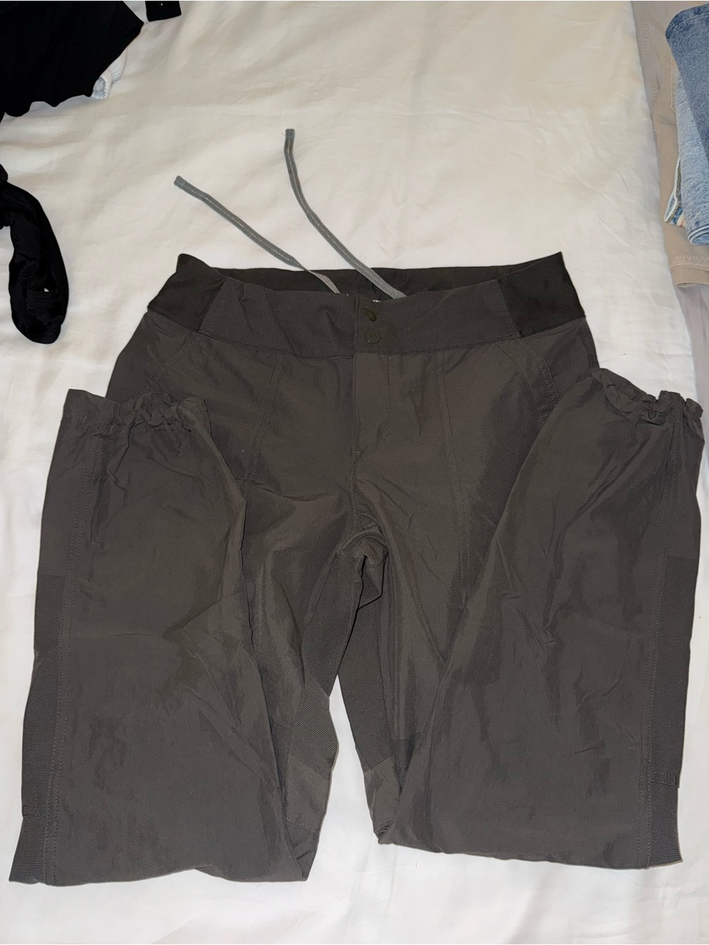 REI Women's Dark Gray Track Joggers with Drawstring